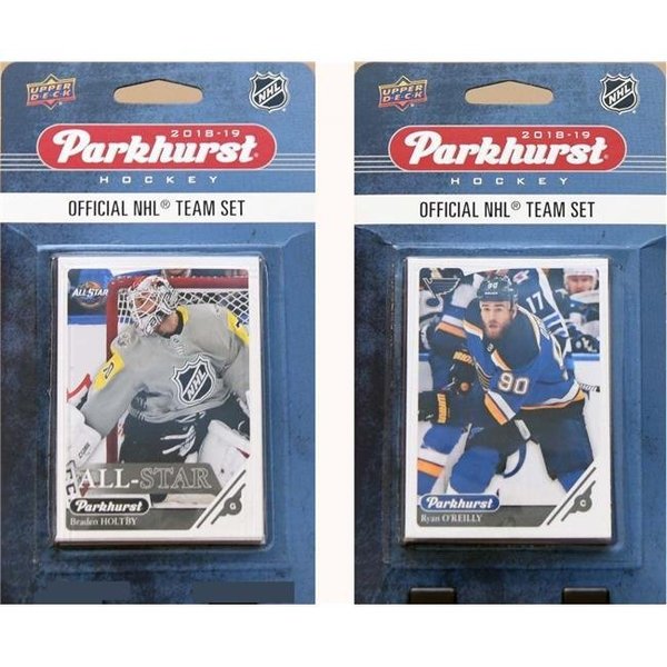 Williams & Son Saw & Supply C&I Collectables 18BLUESTS NHL St. Louis Blues 2018-19 Parkhurst Team Set & an All-star set 18BLUESTS